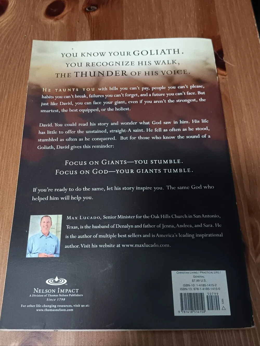 Facing Your Giants Study Guide By Max Lucado